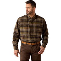 Mens Rebar Flannel Durastretch Work Shirt